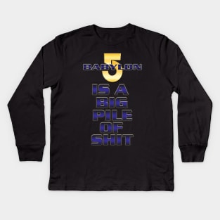 Spaced - Babylon 5 Kids Long Sleeve T-Shirt
